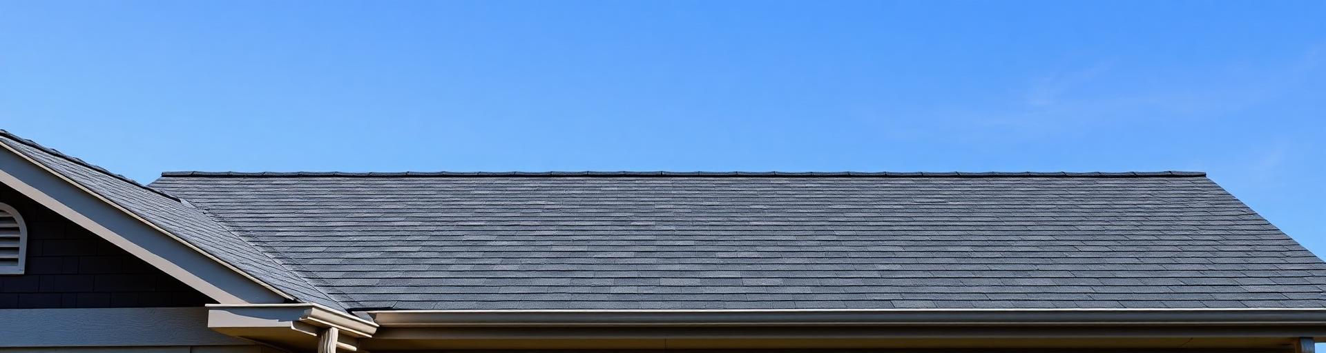 Finished residential roof